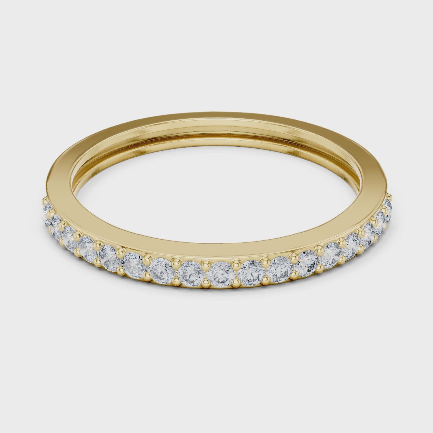 Half Eternity Wedding Band Ring